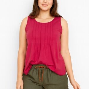 Women's Sleeveless Pink Top